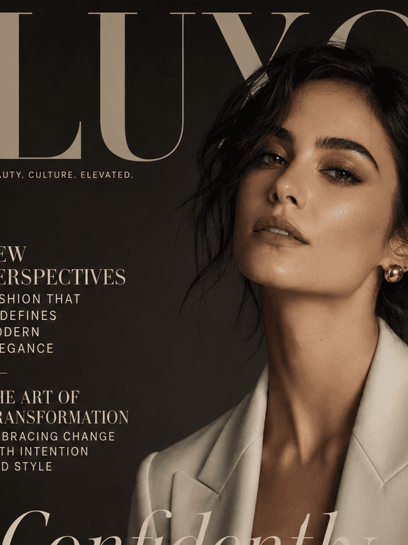 Luxury Magazine Cover